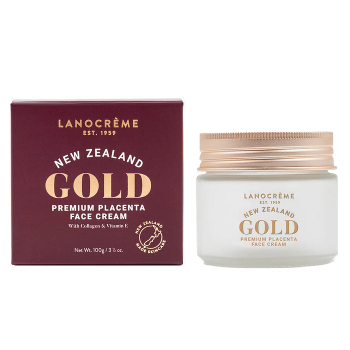 Lanocreme Gold Premium Placenta Face Cream 100g
