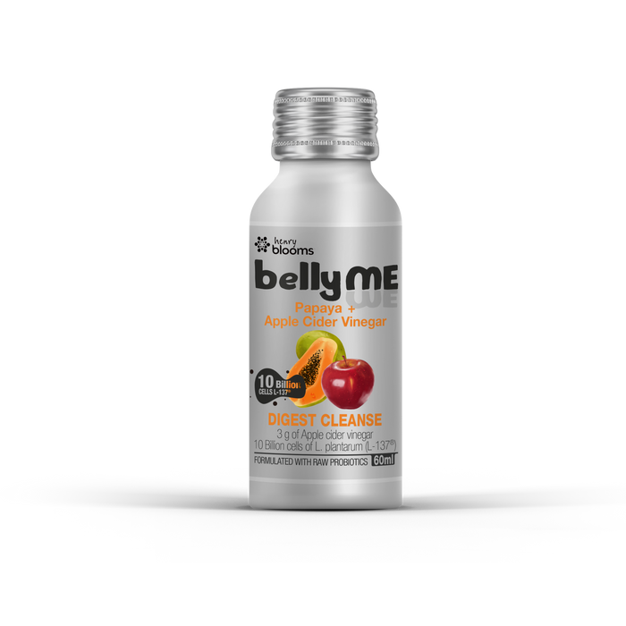 Henry Blooms BellyMe Digest Cleanse Papaya + Apple Cider Vinegar 60ml