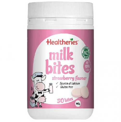 Healtheries Milk Biltes Strawberry Flavour 50 bites