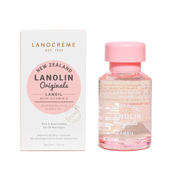 Lanocreme Lanolin Originals Lanoil with Vitamin E 50ml