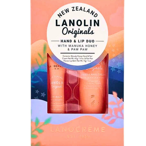 Lanocreme Originals Lip & Hand Duo - Manuka Honey&Paw Paw