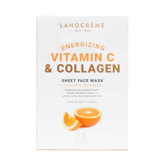 Lanocreme Vitamin C & Collagen Face Mask 5 x 20g