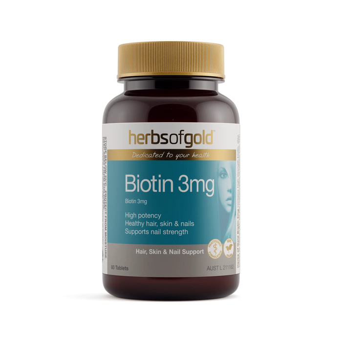 Herbs of Gold Biotin 3mg Herbs of gold