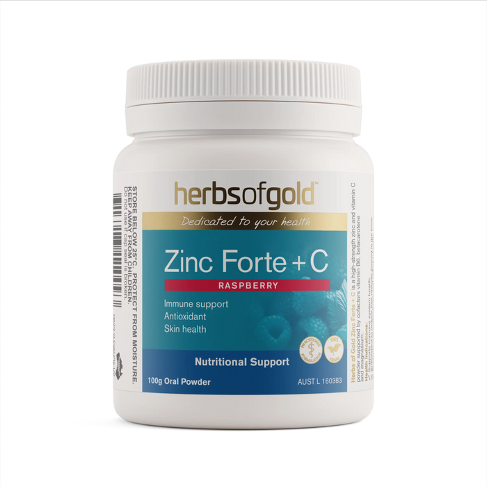 Herbs of Gold Zinc Forte + C Herbs of gold
