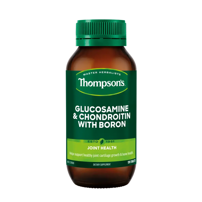 Thompsons Glucosamine & Chondroitin with Boron 120 Tablets XDaySale