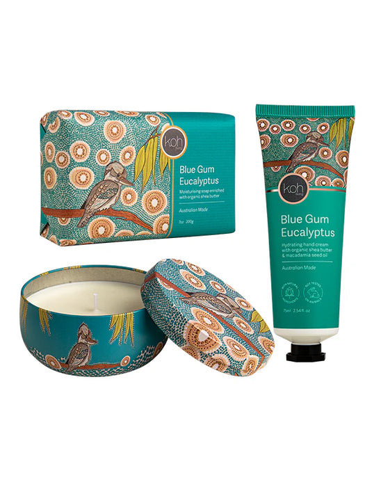 Koh Living Aboriginal Blue Gum Eucalyptus Body Gift Set