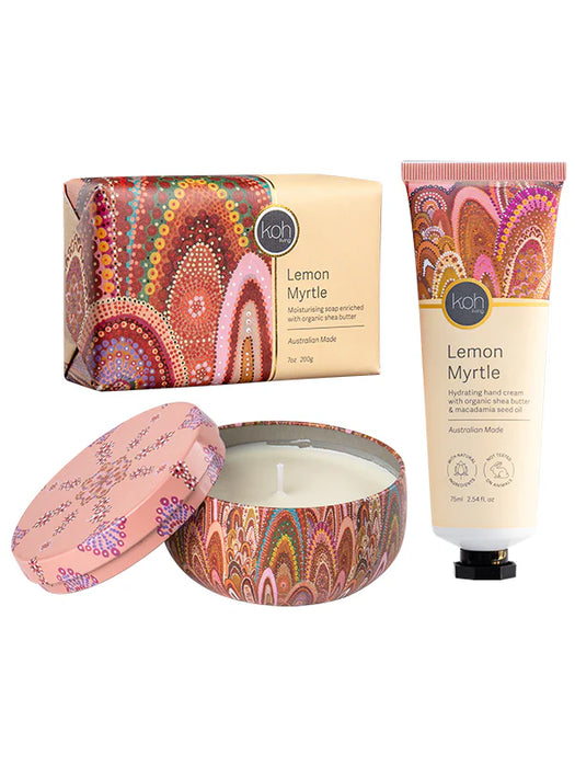 Koh Living Aboriginal Scented Lemon Myrtle Body Gift Set