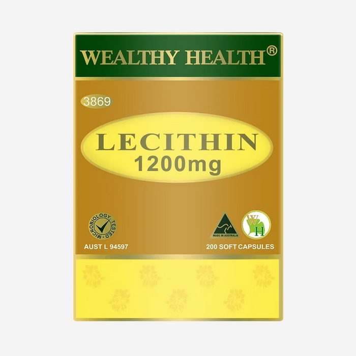 Wealthy Health Lecithin 1200MG 200Capsules