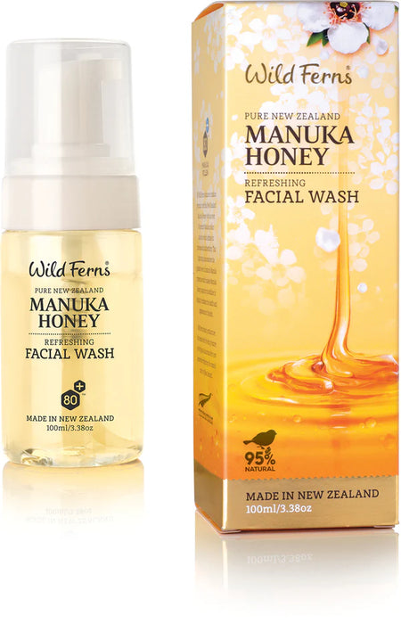 Wild Ferns Manuka Honey Foaming Facial Wash, 100ml