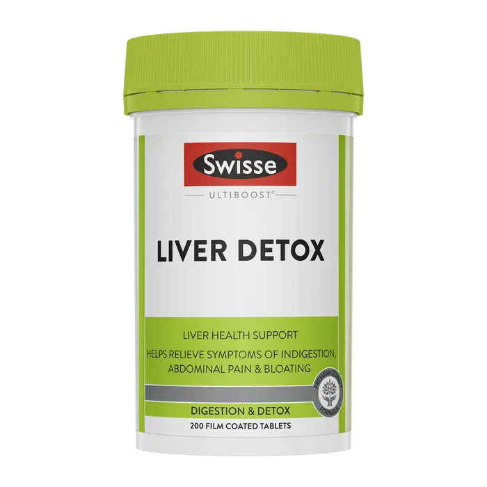 Swisse Ultiboost Liver Detox 200 Tablets EXP: 08/2026 Swisse