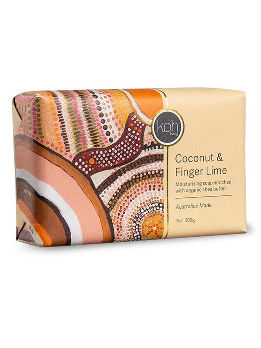 Koh Living Aboriginal Coconut & Finger Lime Soap 200g