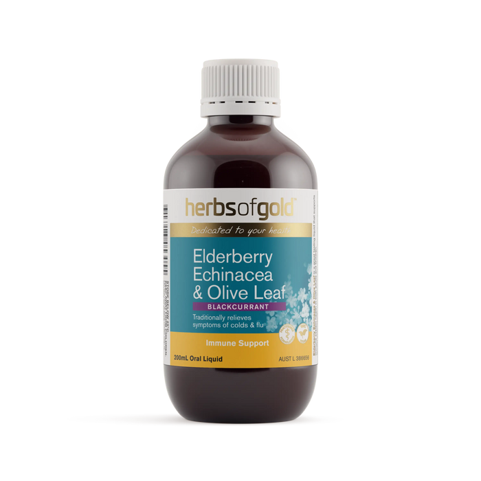Herbs of Gold Elderberry Echinacea & Olive Leaf Herbs of gold