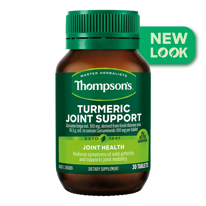 Thompsons Turmeric Joint Support 30 Tablets XDaySale