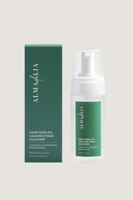 ALMAdeLIA Hemp Seed Oil Calming Foam Cleanser 120ml