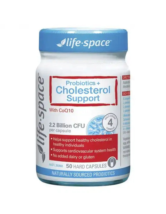 Life Space Probiotics + Cholesterol Support 50 Caps EXP: 02/2024