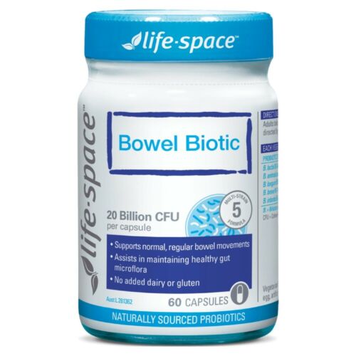 Life Space Bowel Biotic Probiotic Capsules 01