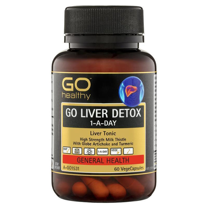 GO Healthy Liver Detox 1-A-Day 60 Vege Capsules 09
