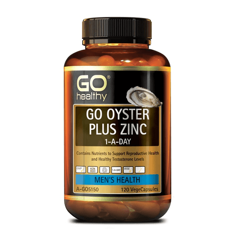 GO Healthy Oyster + Zinc 1-A-Day 120 Vege Capsules 112024