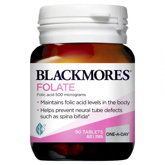 Blackmores Folate 500mcg 90 Tablets 03