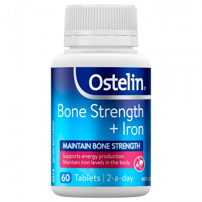Ostelin Bone Strength + Iron 60 Tablets 6