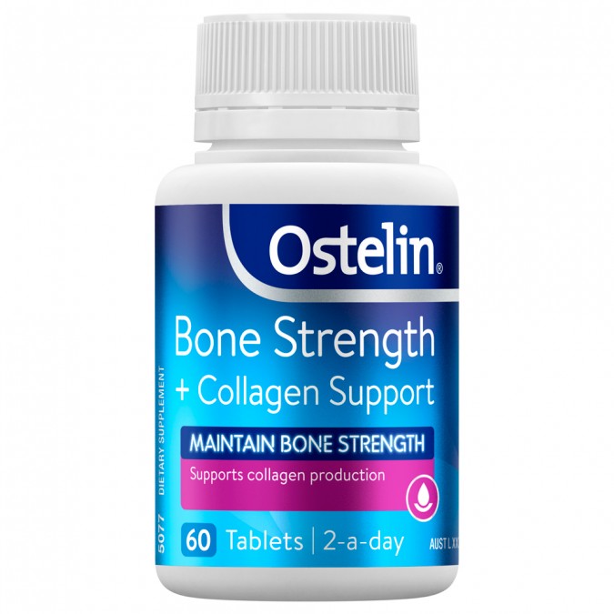 Ostelin Bone Strength + Collagen 60 Tablets