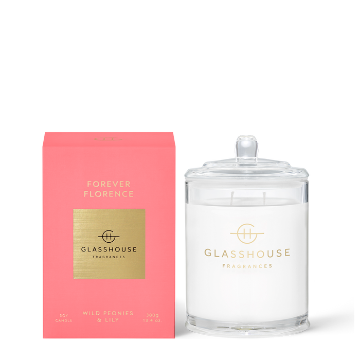 Glasshouse Fragrances Forever Florence Candle 380g