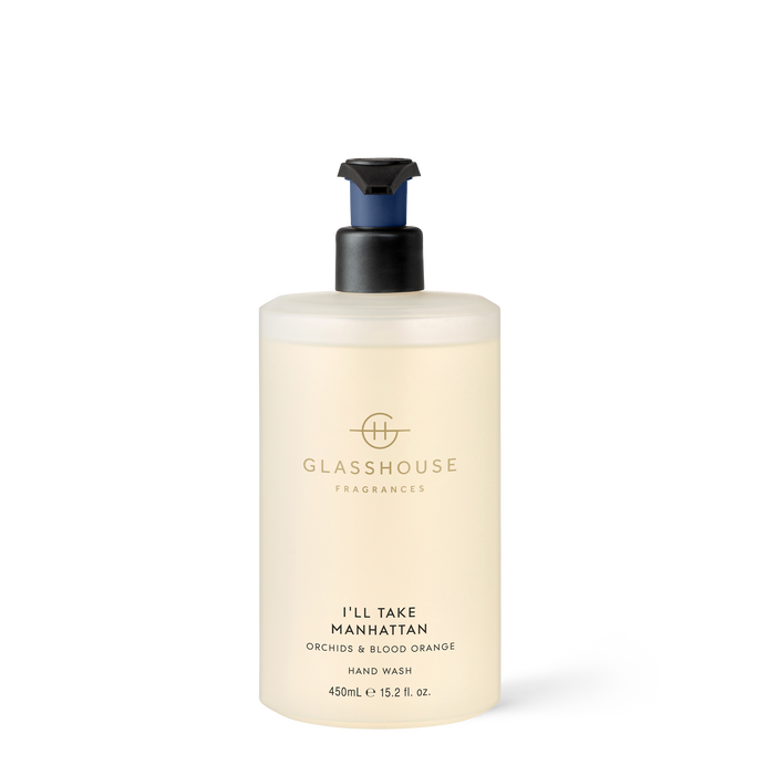 Glasshouse Fragrances Ill Take Manhattan Hand Wash 450ml