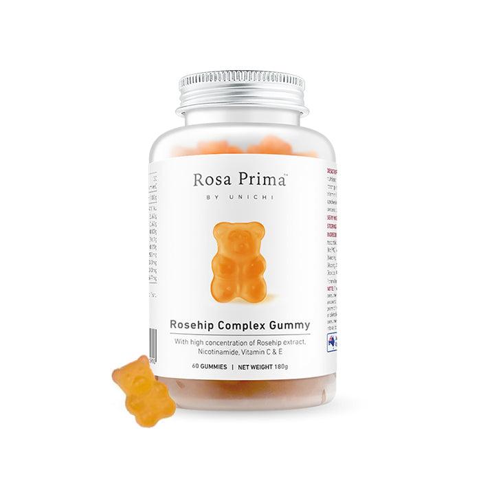 Unichi Rosa Prima Rosehip Complex Gummy 60 Gummies
