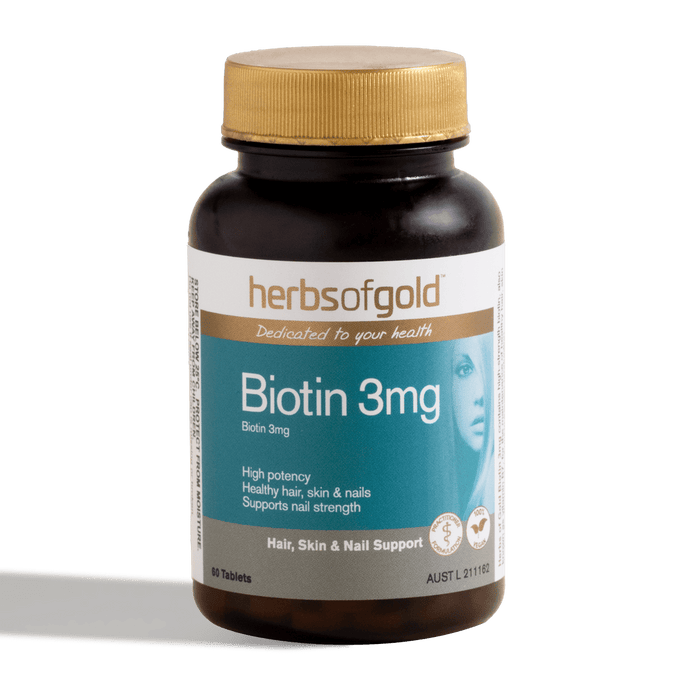 Herbs of gold Biotin 3mg 60Tabs