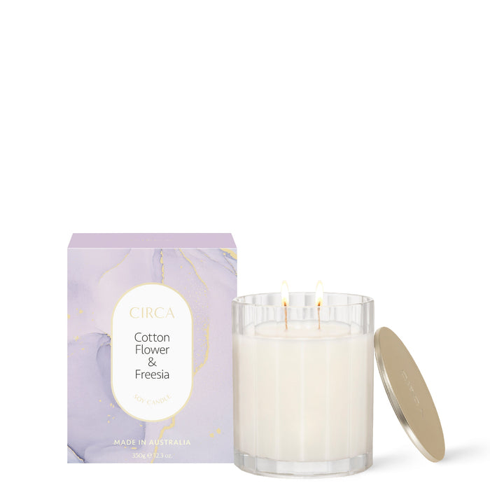 Circa Cotton Flower & Freesia 350g Candle