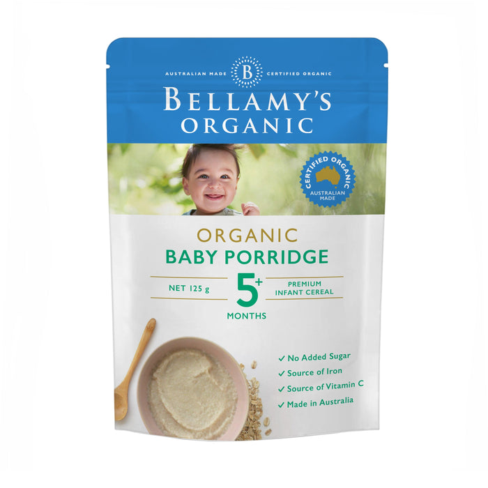 Bellamy's Organic Baby Porridge 5+ Months 125g EXP: 10/23