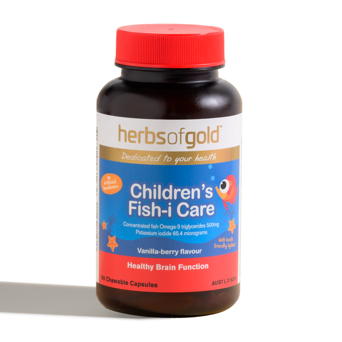 Herbs of Gold Children's Fish-I Care (Chewable) 60Tabs