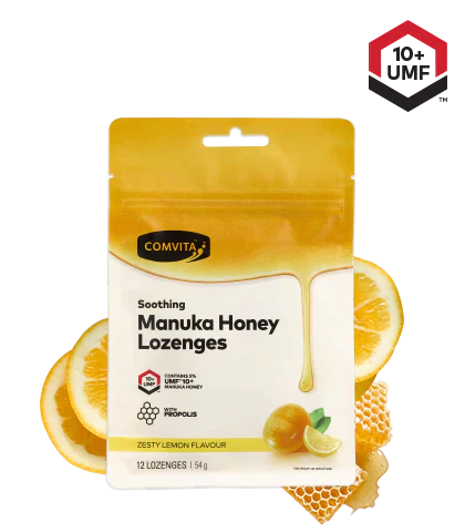 Comvita Manuka Honey Lozenges with Propolis Lemon & Honey 12 Lozenges 08