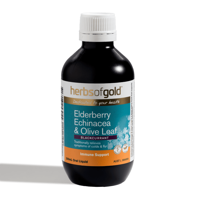 Herbs of Gold Elderberry Echinacea & Olive Leaf