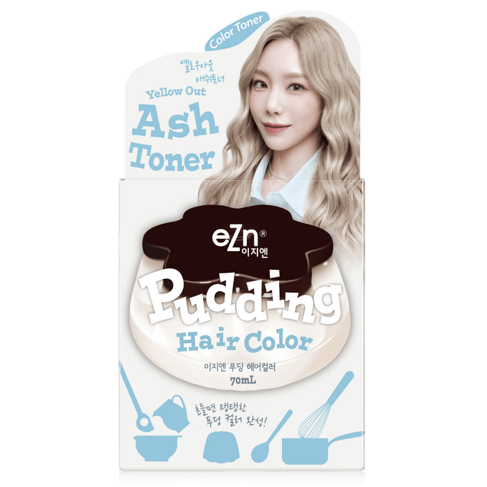 eZn Taeyeon's Pick Pudding Hair Colour Yellow Out Ash Toner - 07122024