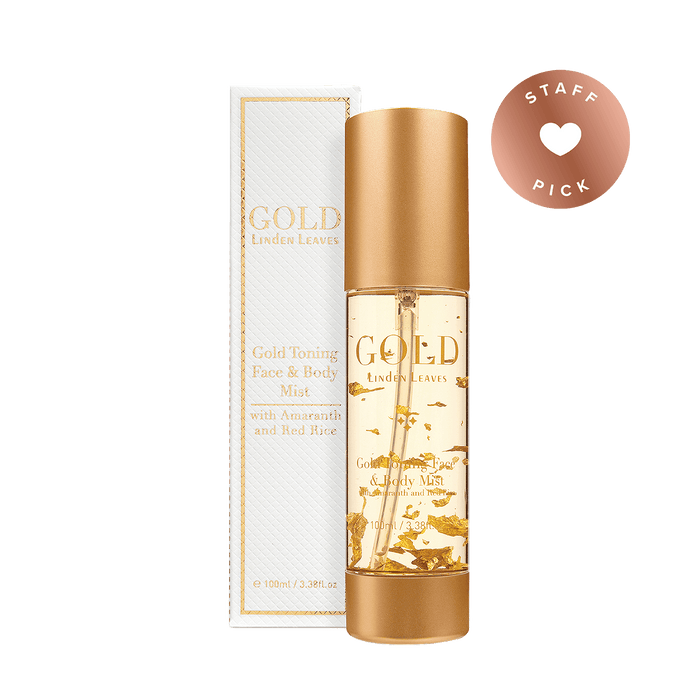 Linden Leaves Gold Toning Face and Body Mist 100ml