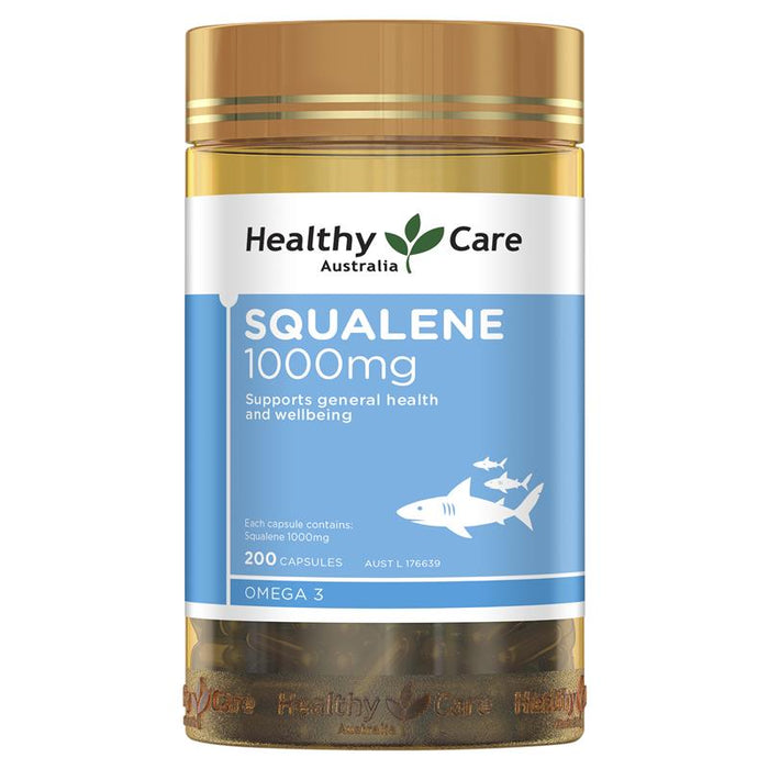 Healthy Care Squalene 1000mg 200 Capsules 01