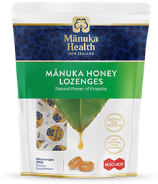 Manuka Health Manuka Honey Drops Propolis Pouch Lozenges 250g 062023