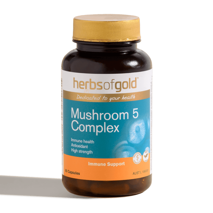 Herbs of Gold Mushroom 5 Complex 60Tabs 12