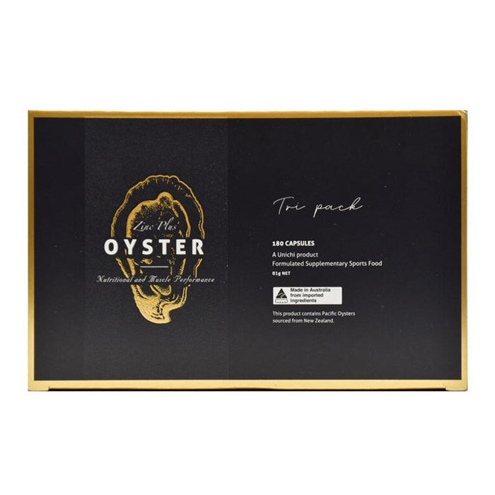 Unichi Zinc Plus Oyster 180 Capsules (Tri Pack) - 082021