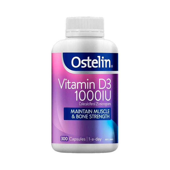 Ostelin Vitamin D3 1000IU Vitamin D 300 Capsules 09