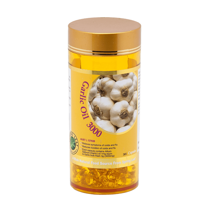 Spring Leaf Garlic Oil 3000 365 Capsules 04