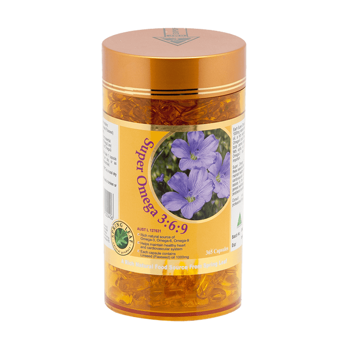 Spring Leaf Super Omega 369 365 Capsules