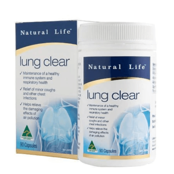 Natural Life Lung Clear 90 Capsules
