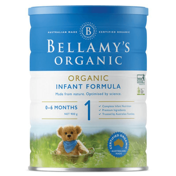 Bellamy's Organic Infant Formula Step 1 900g EXP: 06/24