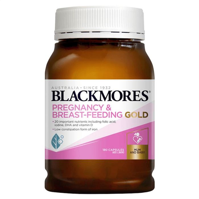 Blackmores Pregnancy and Breastfeeding Gold 180 Capsules EXP: 01/2025