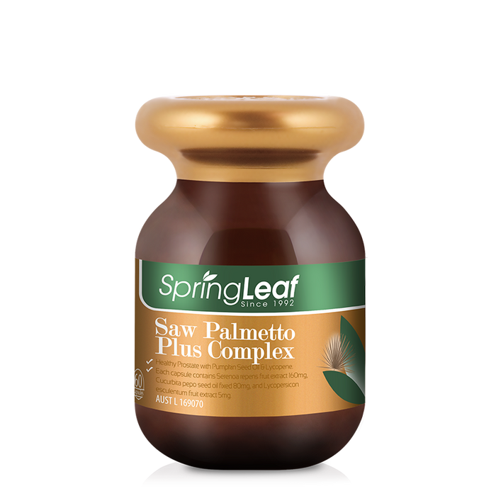Spring Leaf Saw Palmetto Plus Complex 60 Capsules