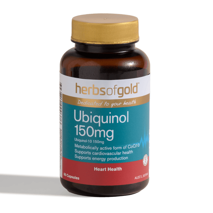 Herbs of Gold Ubiquinol 150mg 60 Capsules