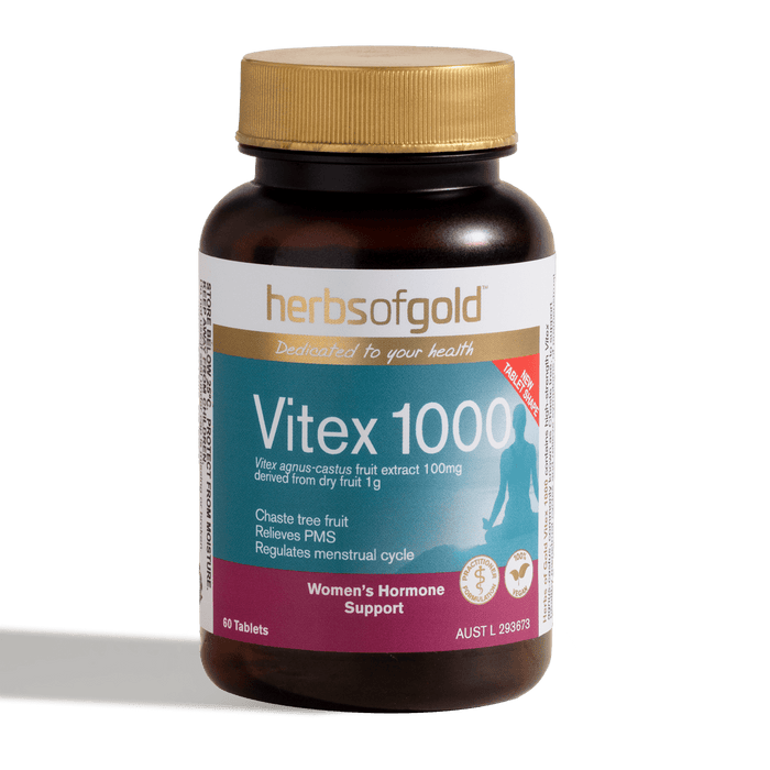 Herbs of Gold Vitex 1000 60 Tablets