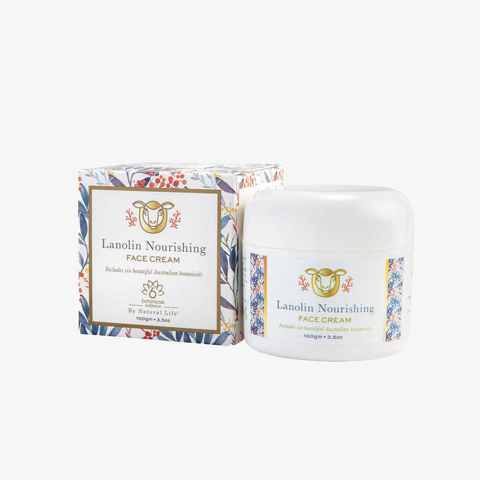 Natural Life™ Lanolin Nourishing Face Cream 100g - Including 6 Australian Botanicals